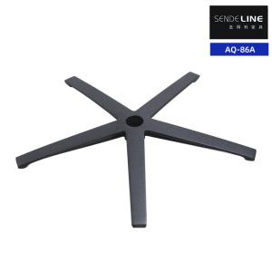 China Aluminum Revolving Chair Metal Base With Wheels Five Star Chair Legs factory
