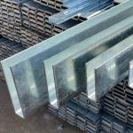 Surface Mounted U Slot Aluminium Profile For Glass Railing 12mm Track Floor