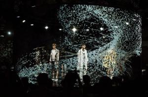 China 3D Hologauze Holographic Mesh Screen Live Show 3D Holographic Video Projection factory