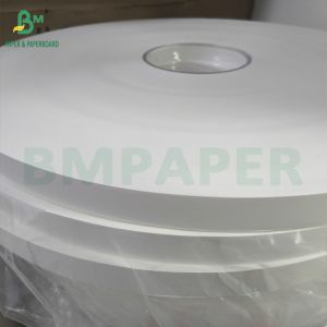 Custom Logo Printed Drinking Straw Wrapping Paper 28gsm Individual Packaging