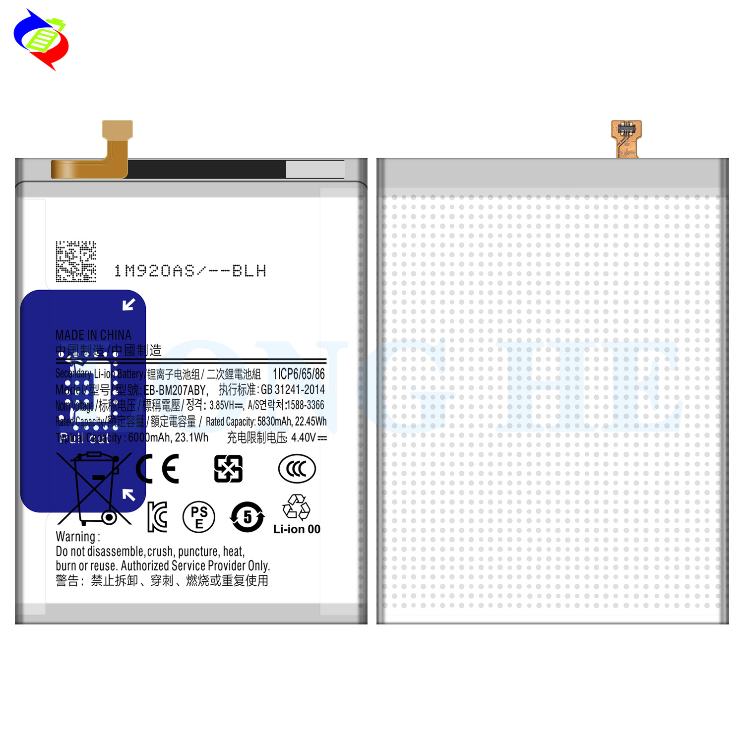 6000mAh Battery EB-BM207ABY for Samsung Galaxy M30s M307 M21 M31 M215 M21S M31 SM-M315F SM-M315F