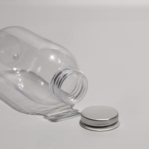 China 300ml Transparent Takeaway Plastic PET Bottle Round Shape With Customized Color factory
