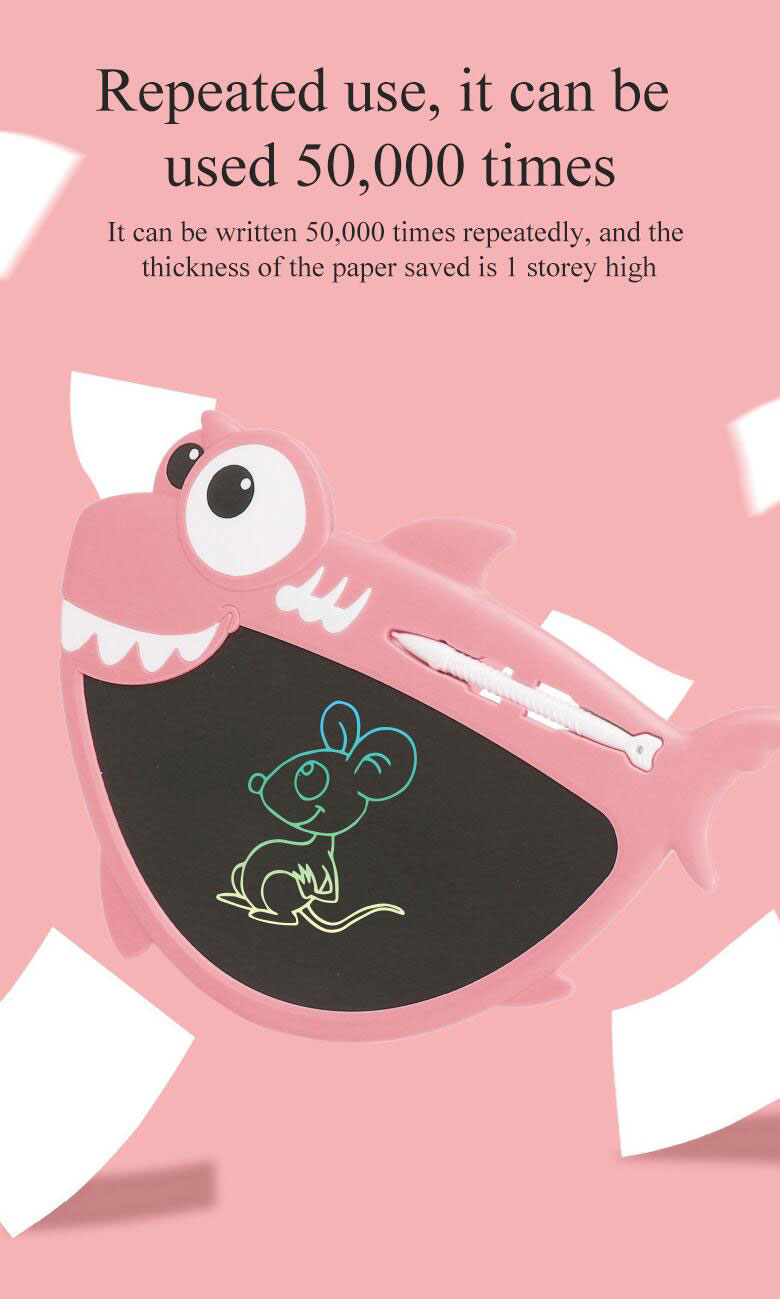 Age Range 2 to 4 Years Educational and Reusable LCD Writing Tablet for Preschoolers