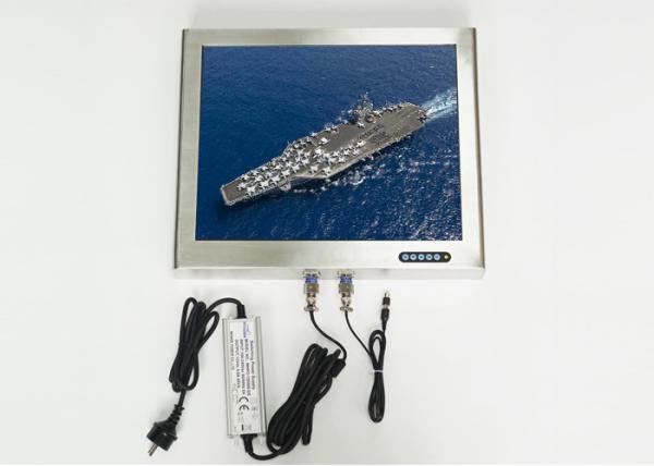 Military Grade 19 Inch High Brightness Display Monitor 1280 X 1024 For Navy /