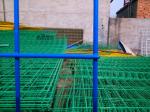 PVC coated welded wire mesh fence panel 6mm wire diameter