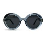 AS101 Round Womens UV Protected Acetate Sunglasses with CR 39 Lenses