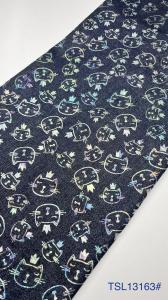 China 307gsm 9oz Printed Denim Fabric For Jeans Making factory