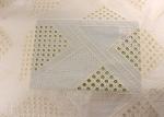 Allover Embroidered Eyelet Cotton Lace Fabric For Wedding Dresses With Hollowed