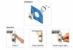 TUV 2Inch Mirror Polishing Marine Boat Hardware Sliding Door Locker