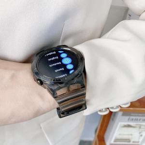 China Multicolored Width 23mm TPU Transparent Strap Glacier For Huawei Watch GT2 factory