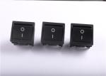 16A 250VAC ON OFF Rocker Switch , 4 terminal rocker switch 10000 cycles
