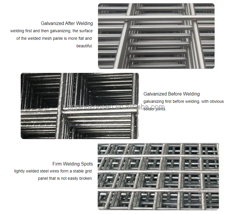 Silver Galvanized/PVC Coated Gabion Baskets Welded Gabion Boxes 100*100*50 Aperture
