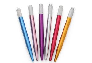 China 12 g /pc Aluminum alloy Single Side Aluminum alloy Microblading Tattoo Pen factory