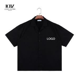 China Men's Casual Dress Shirt Button Down Shirts Long-Sleeve Denim Work Shirt Breathable Fabric factory