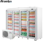 Multiscene Commercial Beverage Refrigerator SUS304/201 For Cold Drinks