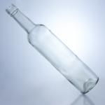 600ml 750ml 1000ml Round Shape Empty Long Neck Glass Liquor Bottles For Gin Rum