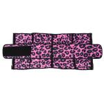 Leopard Pink Latex Zipper Plus Size Waist Cincher For Weight Loss