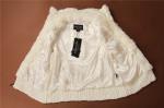 Soft Touch Utility Gilet Vest White Knitted Hem Ladies Fur Vest