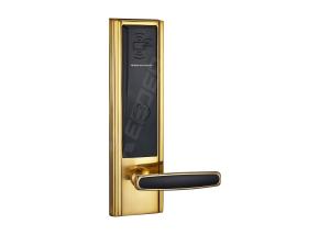 China Stainless Steel Hotel Card Lock Mifare 1K S50 Card Required L1820JH factory