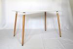 120×80×74cm OEM Rrectangle Modern Wood Dinning Table
