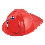 Child Size Red Plastic Fire Chief Hat Halloween Party Plasticfireman Helmet Hat