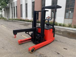 China 1000KG Electric Reach Forklift Walking Handle 500mm Load Center Distance factory