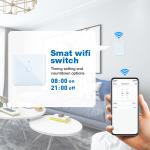 OEM ODM EU UK Standard 1gang Smart Wifi Wall Switch Waterproof For Home