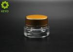 3g Thick Bottom Clear Glass Eyecream Jar With Aluminim Lid