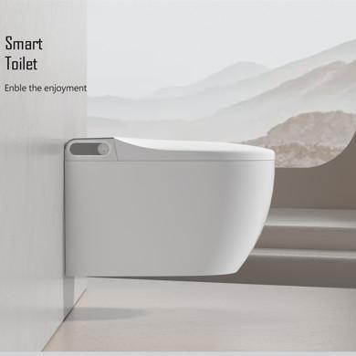 Contemporary Modern Smart Toilet with Ceramic Water Tank for Project Building