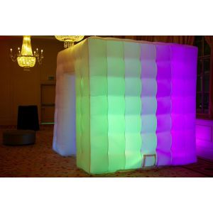 Hot Cube Tent Lighting Inflatable Photo Booth with LED Light