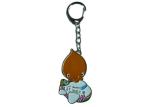 Gold Plating Zinc Alloy Metal Key Chain, Promotional Keychain with Epoxy, Custom