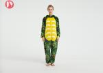 Wholesale Polyester Fluffy Flannel Fleece green African dinosaur Kigurumi onesie