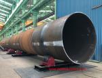 100 Ton Pipe Welding Turning Rollers Bolt Adjustment For Wind Tower