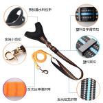 Fashion Custom Bungee Elastic Extended Retractable Nylon Braided Rope Dog Leash