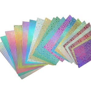 China Glitter Film Sparkling Sequins For Gift Packaging Craft Decoration DIY Projects Shiny Holographic Effect Easy To Cut factory