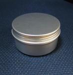 Aluminum Round Cosmetic Packaging/Cream Jar /Aluminum Jars With Screw Cap-80G &