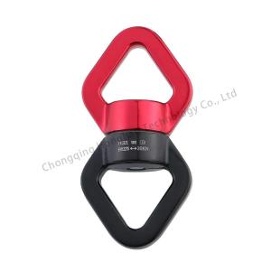 China Aluminium Alloy Aerial Yoga Hammock Swivel Connector for Outdoor Suspension Training factory