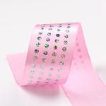 Single Face Diamond Poly Satin Ribbon 5mm-50mm Polyester Satin Ribbon