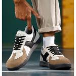 Kevlar Midsole Unisex Microfiber Suede Work Shoes for Industrial Safety in Beige