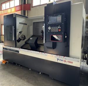 China High Precision Slant Bed Cnc Lathe Tck56 1200mm Distance Between Two Centers 10 Inch Hydraulic Chuck factory