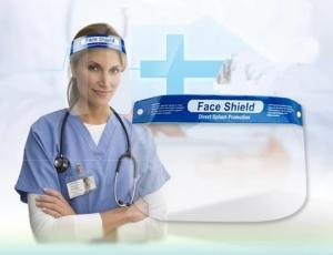 China Breathable Safety Dental 32×22cm PET Face Shield factory