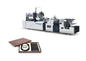 China 12 L / Min Air Supply Automatic Paper Box Making Machine Photoelectric Tracing System factory