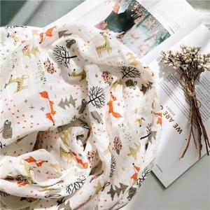 China Lightweight Organic Baby Swaddle Blankets For Summer 100 Percent Cotton factory