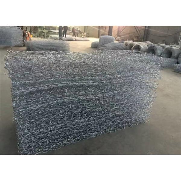 China Hot Dipped Galvanized Rock Filled Stone Cage Gabion Wire Mesh factory