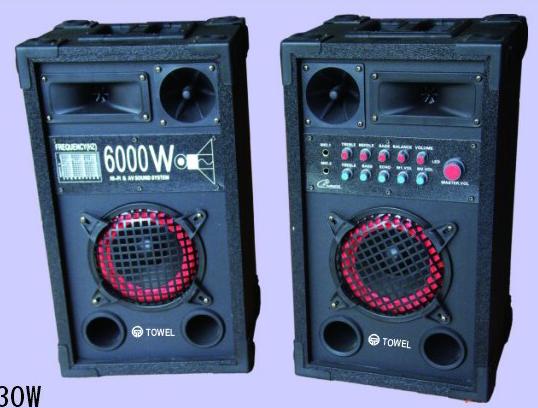China 2.0CH active DJ speaker with function USB/SD/FM factory