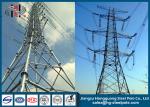 500KV Power Plant Substation Tubular Steel Structures Anti rust ISO / CNAS / IAF