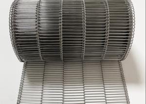 China 600mm Width Food Grade Donuts Baking Flat Wire Mesh Belt factory