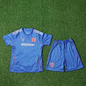 China New Chilean University Children Home Football Jersey 2025-2026 Support Team Customization factory