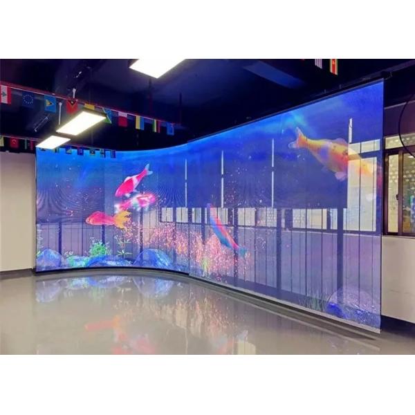 Window Full Color Transparent LED Display Flexible Wifi USB P3.91-7.82 outdoor transparent led screen