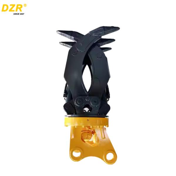 Durable Excavator Thumb Grab Rotating Excavator Grab Double Cylinders For 5-36 Ton Excavator